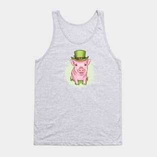 Leprechaun Pig Tank Top